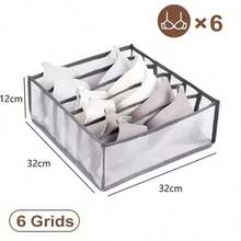 Foldable Drawer Organizer Boxes, Underwear, Socks, Bra Storage Containers - Multicolor - View 11