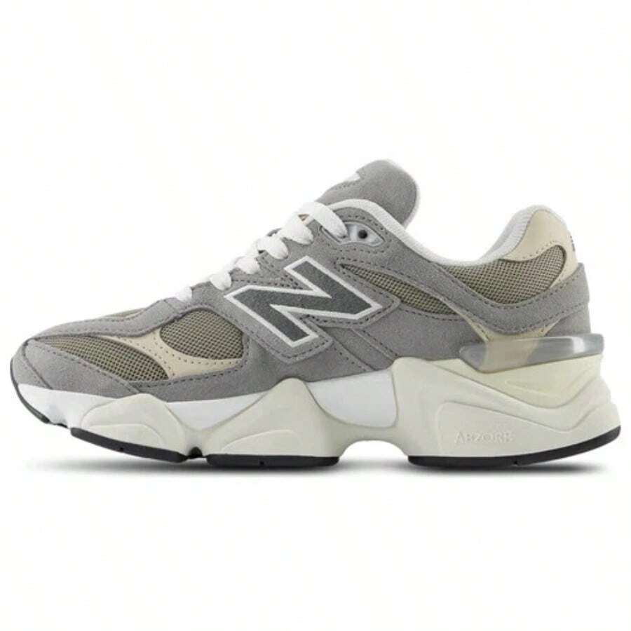 New Balance NB 9060 Low Top Kids' Running Shoes Red Violet Unisex GC9060EP | Cushioned Performance, Lightweight Comfort - 灰色 - 查看 1