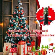 - Soporte de metal para rbol de Navidad de 15. pulgadas, base plegable universal para rbol de Navidad de 3 pies a 6 pies - Verde - Ver 6