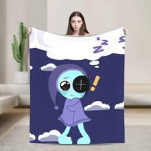 Dandys World Astro Sleep Warm Soft Blankets  Decorative Plush Throw Blanket Funny Home Decor Bedspread Sofa Bed Cover - 14 - View 15