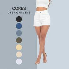 MILLE MODAS SHORT CARGO JEANS WOMEN - White - View 6