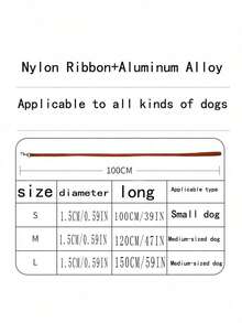 1pc Standard Pet Leash, Dog Walking Lead, Cat Leash For Free Movement, Traction Rope For Small/Medium Pets, Available In Multiple Colors - Multicolor - View 5