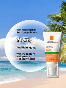 Roche Posay Anthelios Uvmune 400 Oil Control Gel-Crema SPF 50+ Con Color 50g, Protector Solar Facial Matificante Resistente al Agua, Ideal para Piel Sensible e Intolerante al Sol, Protección UVA/UVB y Contra Contaminación - Verde - Ver 5