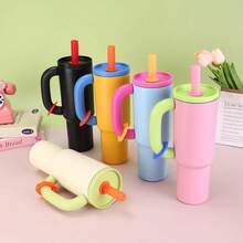 Garrafa de água de aço inoxidável com isolamento a vácuo de 1,2 litros (40 oz) com canudo, ideal para entusiastas da hidratação, amantes de café, atividades ao ar livre, esportes e para o Natal. Canudo e escova de limpeza podem ser adquiridos separadamente (compatíveis com a garrafa).