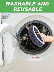 1/2/4pcs Reusable Mop Pads, Dry & Wet Dual-Use Flat Mop Covers, Washable Mop Pads, Suitable For Hardwood Floor Cleaning: Durable, High Absorbency, Suitable For Dry & Wet Cleaning, Fit Most Flat Mops, Mop Head Not Included | Suitable For Various Surfaces | High Absorbency Material - Multicolor - View 8