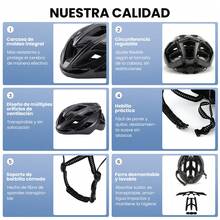 1 pieza  Casco Bicicleta para Hombre y Mujer, Juego de Accesorios para Bicicleta, Casco de Bicicleta con Accesorios a Prueba de Viento e Insectos, adecuado para bicicleta de montaña y de carretera para adultos y jóvenes, protección ajustable de calidad con flujo de aire integrado para ciclismo de montaña y carretera - HO-109 fibra de carbono - Ver 3