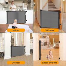 Baby Protection Gate - Black - View 6