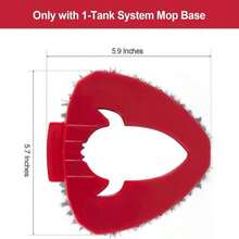 Spin Mop Scrub Brush Head Compatible For O Cedar EasyWring 1-Tank System, Floor Scrubber Mops Head Replacement Cleaning Brush For Bathroom, Kitchen, Tub And Tile, Spin Mop Attachments - ColorB - 查看 8