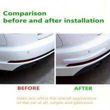 4pcs Automobile Bumper, Universal Rubber Bumper, Front And Rear Bumper, Anti-Collision Automobile Bumper Protection Strip, Anti-Scratch Bumper