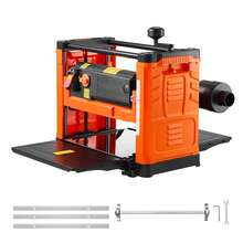 Thickness Planer, Two Speed, 13-Inch Width Worktable Power Benchtop Planer, Three-Blade, 2000W 23500 RPM Powerful Motor, Dual Rollers, Over Protection, Woodworking For Hard & Soft Wood Material - US B Type Plug(110-127V) - View 9