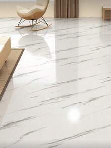 1 Roll Glossy Marble Peel And Stick Vinyl Flooring Tiles 15.7x118.1 Inch Vinyl Floor Tiles Linoleum Vinyl Plank Floor Covering Waterproof Wear For DIY Installation Room Office Kitchen Self-Adhesive Roof And Ceiling Self-Installation Wallpaper And Aluminum-Plastic Panels For Concealing Ugly Wall Peeling, Suitable For Living Room, Kitchen Back Panels And Bathroom Decoration Wall Paper Wall Stickers Wall Decor Bedroom Living Room Decor - Multicolor - View 2
