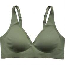 Hedy&Vivian Sujetador Inalámbrico Sin Costuras Hedy & Vivian Para Mujer, Cobertura Total, Escote En V Profundo, 5 Colores, Suave Relleno, Cómodo, B006 (Xl (Para Tallas 38/85Abc)) - 1 - Ver 3