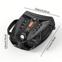 4K超高清红外夜视仪，5W红外灯7级可调，4.0英寸IPS高清屏幕，支持拍照和录像模式，5000mAh大容量电池，续航持久，红外监控，远距离观察，设计紧凑，便携式夜视仪，结构坚固，精密光学，夜视设备，可调节红外，适合业余爱好者和野生动物观察者使用。 - 彩色 - 查看 15