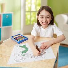 Bloc Extragrande de 50 Hojas de Colorear Para Nios; Papel de Alta Calidad; Hojas Extragrandes de 27.94x 35.56; Caballos, Corazones, Flores y Ms - Solo inglés - Ver 2