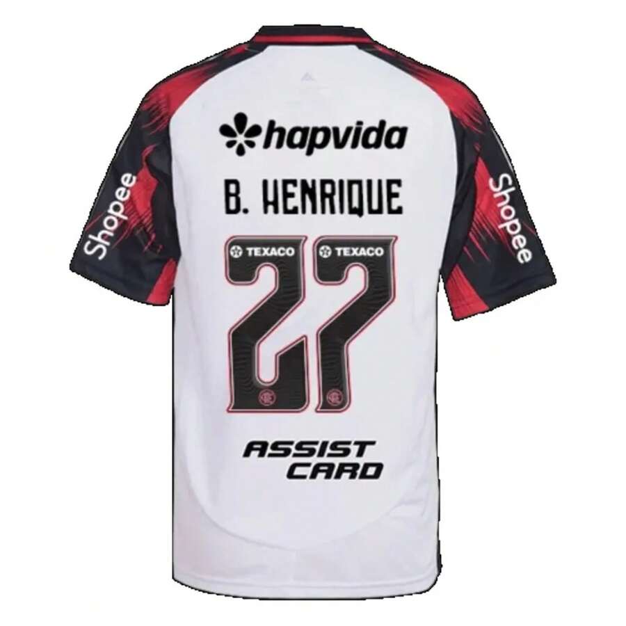 25-26 Flamengo Away and Home Football Jerseys Camiseta deportiva de manga corta con estampado 3D, igual para adultos y niños - 3DDXMX04565 - Ver 1