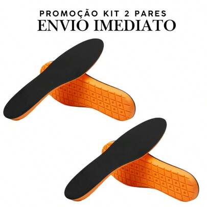 Kit 2 Palmilhas em Gel Ultra Confortável para quem trabalha até 10 horas em pé