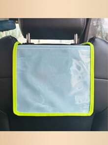 1pc Car Back Seat Tablet Holder, Compatible With Smartphones & Tablets, Rear View Mirror Mounted, Universal Tablet Holder With Transparent Touchable Cover, Kids Tablet Holder/Organizer - Multicolor - View 24