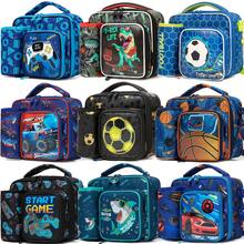 1pc Boys' Lunch Bag, Cute Boys' Sling Bag, Children's Lunch Bag, Boys' Insulated Lunch Box With Adjustable Shoulder Strap - Boys Lunch Pack - View 2