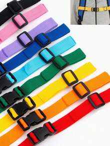 Dây đeo ngực chịu lực cao, dây đeo ngực ba lô có khóa tháo nhanh, dây đeo ba lô cài phía trước, thoải mái và bền chắc, thiết kế chắc chắn, phù hợp cho người đam mê hoạt động ngoài trời và du khách, phụ kiện thẻ hành lý cho túi du lịch, cần thiết cho du lịch máy bay và vali. - Nhiều màu - Xem 2