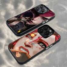 Funda para teléfono Caitlyn Vi CaitVi A-Arcane para 17,16,15,14,13,12,11,Pro,MAX,plus, cubierta negra mate a prueba de golpes - Z8 - Ver 1