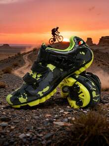 Professional Mountain Riding Shoes With Convenient And Fast Knob Lock Adjustment, Suitable For Foot Shape, Complex Mountain Road Conditions, Easy To Cope With Strong Grip, Professional Riding Equipment Helps You Enjoy The Fun Of Off-Road Riding - Camouflage Green - View 6