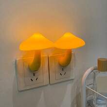 Smart 4pcs Night Lights - Plug-In With Dusk-To-Dawn Sensor - Automatically Turn On And Off For Bedroom, Bathroom, Hallway, Kitchen - 菇 - 查看 2