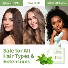 Lakerain 清爽纯植物头皮精华液，改善脱发，增加发量，清新自然香氛，滋养头皮，强韧发丝，去除油腻感 - 綠色 - 查看 8