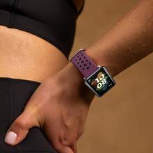 1条全新硅胶表带智能手表手环透气配件替换表带，兼容三星Galaxy Fit3 - for Galaxy Fit3 - 查看 8