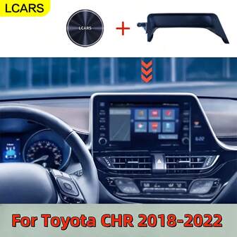 حامل هاتف سيارة مخصص LCRAS، مناسب لطرازات CHR 2018-2022، قابل للتعديل متعدد الزوايا، تركيب على لوحة القيادة، مصنوع من مادة ABS، ملحق للملاحة والترفيه، لا يعيق الرؤية، يأتي مع شرائط مغناطيسية لتعزيز الامتصاص المغناطيسي لجميع الهواتف