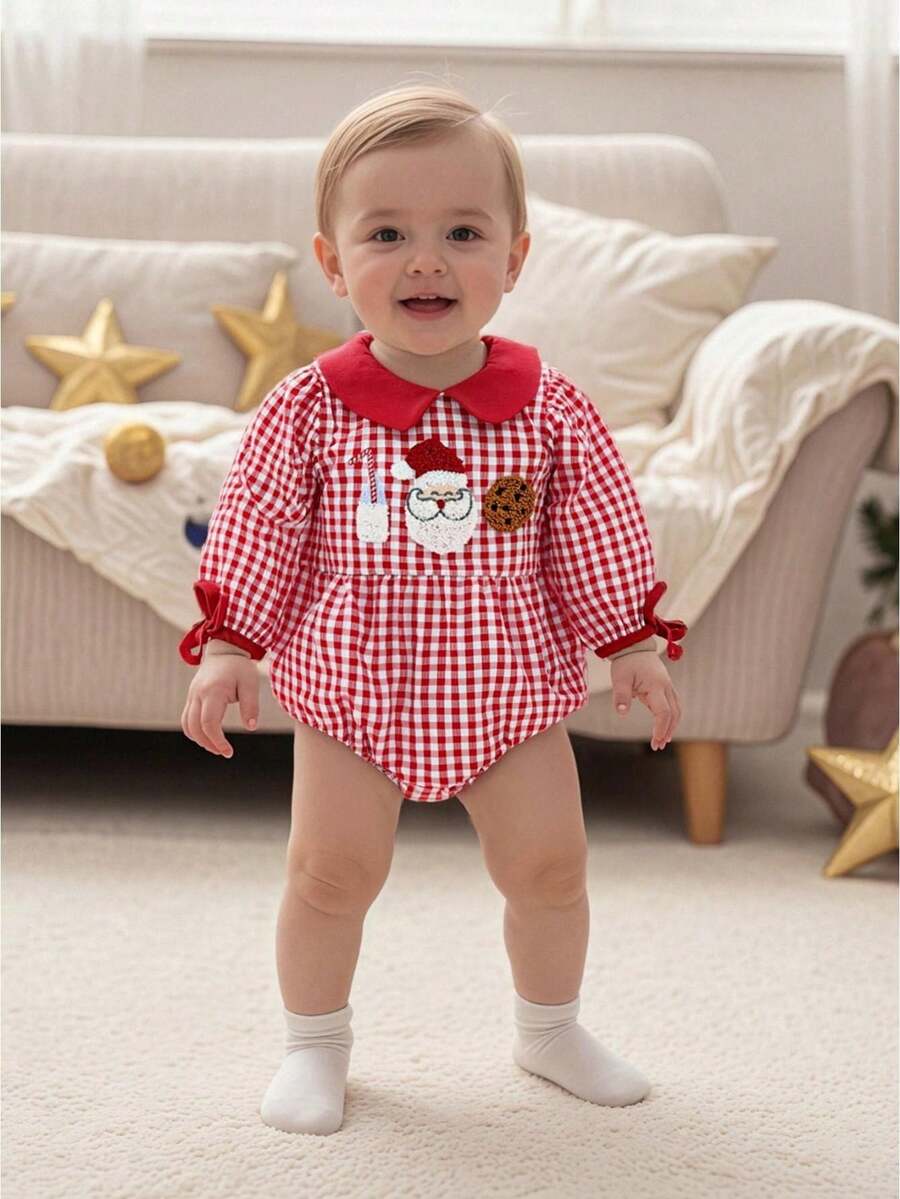Baby Girls Bodysuits - Red - View 1