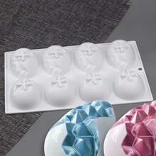 Mostsom Silicone Egg Molds For Chocolate - Easter Party Chocolate Fondant Candy Jelly Dome Mousse Cake Topper MaFKing,EasterEggB - 復活節彩蛋B - 查看 6