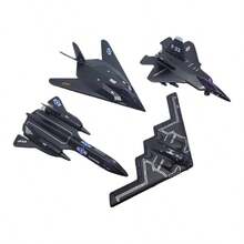 - Modelos de bombardero sigiloso fundido a presin 4.25 inch - 5.25 inch SR - 71 Blackbird, F - 22 Raptor, F - 117, B2 Bomber paquete de 4 - Paquete de 4 - Ver 7