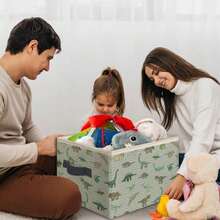 Mcehtle Cockapoo Dog Foldable Storage Bins Box With Handles, Cockapoo Gifts, Dog Mom Dad Lovers Gifts Collapsible Toys Books Clothes Organizer Basket For Bedroom Bathroom - ColorJ - View 4