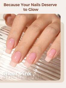 1pc 15ml Naked Pink 43Models Gel Nail Polish, Soak Off Gel Nail Polish ,Long-Lasting And LED/UV Lamp Quick-Drying, For Home Salon Nail Art DIY - Màu Hồng  San hô - Xem 5