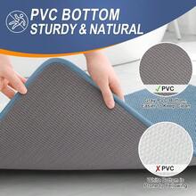 Thick Memory Foam Bath Mat Rug 24x16, Extra Soft Absorbent Bathroom Rug, Quick Dry Bath Mats, Non-Slip, Machine Washable Carpet For Bathroom, Tub And Shower, Home Decor Accessories, Airy Blue,24inchx16inch,AiryBlue - 艾莉藍 - 查看 5