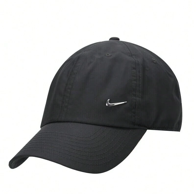 Gorra de béisbol casual deportiva unisex CLUB CAP U CB SWSH de Nike, Colección Primavera 2026, FB5369-010 - Negro - Ver 1