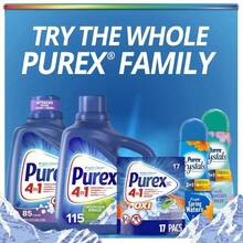 Purex Liquid Laundry Detergent, Mountain Breeze, Powerful Stain Removal, Long-Lasting Freshness, Softens Clothes, Ideal For Everyday Use, Perfect For Family Laundry, Hypoallergenic,  For Sensitive Skin,  75 Fl Oz, 57 Loads –Cleans Deeply With A Refreshing Mountain Breeze Scent, -Friendly Formula, Helps Maintain Brightness And Cleanliness, Works Well In All Water Temperatures, Affordable And Effective, Leaves Clothes Fresh And Soft, Great For Regular And Heavy Laundry Loads - 75 fl oz, 57 lần giặt - Xem 6