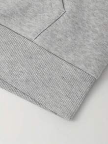 Chaqueta con capucha estilizada para mujer con estampado de estrellas y galaxias - Cómoda chaqueta de manga larga con cuello redondo y gráfico 'WORDD', gris, casual y versátil para primavera y otoño, chaqueta con capucha para uso casual | Chaqueta casual de moda | Ropa casual duradera - Gris - Ver 3