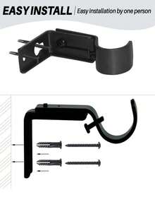 SERAPHINEX Curtain Tracks & Accessories - Matte Black - View 3