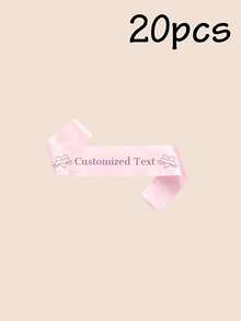 LICVIC Custom Text Birthday Sash, Personalized Bride Sash Bachelorette Party, Customized Mom To Be Sash With Patterned, Customizable Sweet 16 Sash, Birthday Queen Sash, Retirement Sash, Satin Belt, Birthday Gifts, Pageants, Weddings, Valentine's Day, Bachelor Party, Bridal Shower, Ideal Gifts For Bachelorette, Bridesmaid, Expectant Mother - Style B - View 34