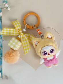 New Waving Cat Keychain, Fashionable Cute Cartoon Accessory, Bag Charm, Key Chain, Car Decor, Holiday, Birthday, Party Gift