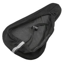 Lecute Funda Alcolchada Asiento Bicicleta Universal Cojin Gel Bici - Rojo - Ver 2