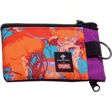 Surfshorts - Cartera ligera con cremallera minimalista con ventana de identificacin transparente, resistente al agua con llavero - Aqua Flauge + portafolios - Ver 2