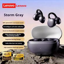 EA410 True Wireless Bluetooth Headset Air Bone Conduction Non-In-Ear Open Ear Clip Sports Running Ear Hook - 灰色 - 查看 1