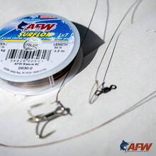 Pesquera de los Estados Unidos poderoso gra de alambre gira Acero inoxidable - Negro + 50 piezas, prueba de 180 libras - Ver 8