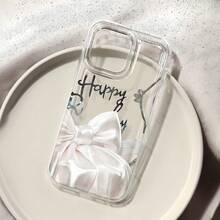 Happy Birthday Cake Topper Element-Design Phone Case, Suitable For IPhone Models 16, 15, 14 Pro Max, 13, 12, 11, XR, XS Plus Phone Cases, Made Of TPU Silicone Material, Providing Shock And Drop Protection, With Drop Protection Function, And Has A Very Good Hand Feel. It Is The Most Suitable Gift For Family, Friends, And Loved Ones. - Clear - View 2