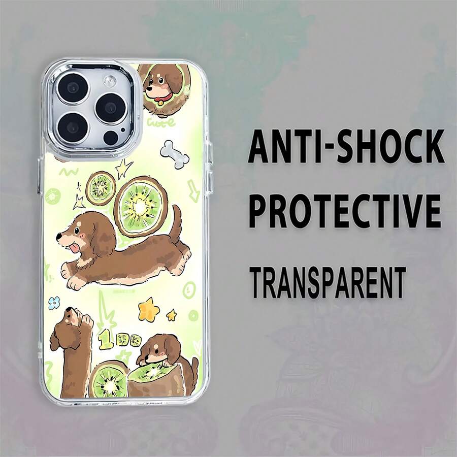 Funda transparente con diseño de perro y kiwi, compatible con fundas ,  17,  16 Pro Max,  15 Pro Max,  13 y  12. Fabricada en TPU, ofrece protección contra golpes y caídas. Un regalo adorable para familiares, amigos, seres queridos, novios/novias y para Navidad.funda de teléfono, fundas de teléfono, funda de , funda de  17 Pro, funda de  16, Navidad, funda de  17 Pro Max, funda de  17, fundas de , funda de  15,  17 Pro Max, fundas para , funda de  16 Plus, regalos de Navidad, funda de  13, funda de teléfono de Navidad, funda de  16 Pro, funda de teléfono  15, funda de teléfono  13, funda de  15, rosa, funda de teléfono rosa, regalos, malvado, regalos para mujeres, funda de teléfono linda, regalos para hombres, teléfono negro Estuche, regalos para hombres - transparente - Ver 1