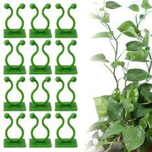 50pcs Plant Climbing Wall Fixing Clips - Plant Fixers, Invisible Wall Vine Fixing Clips, Self-Adhesive Clips, Plant Vine Guides, Suitable For Indoor And Outdoor Decoration And Cable Fixing.