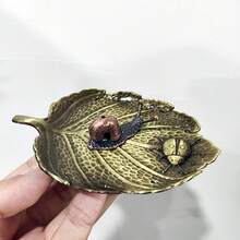 1 set Style japonais zen Porte-encens pour piqûres d'insectes, coccinelle, feuille, escargot, plateau à encens, brûleur d'encens vintage créatif - Multicolore - Voir 13