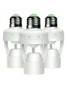 Kit Of 4 Motion Sensors For E27 Socket Lamps With Presence Sensor, Bivolt 110V~220V Max 60W - trắng - Xem 15
